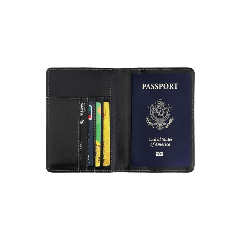 RFID Blocking Passport Holder, Slim Travel Wallet, Black