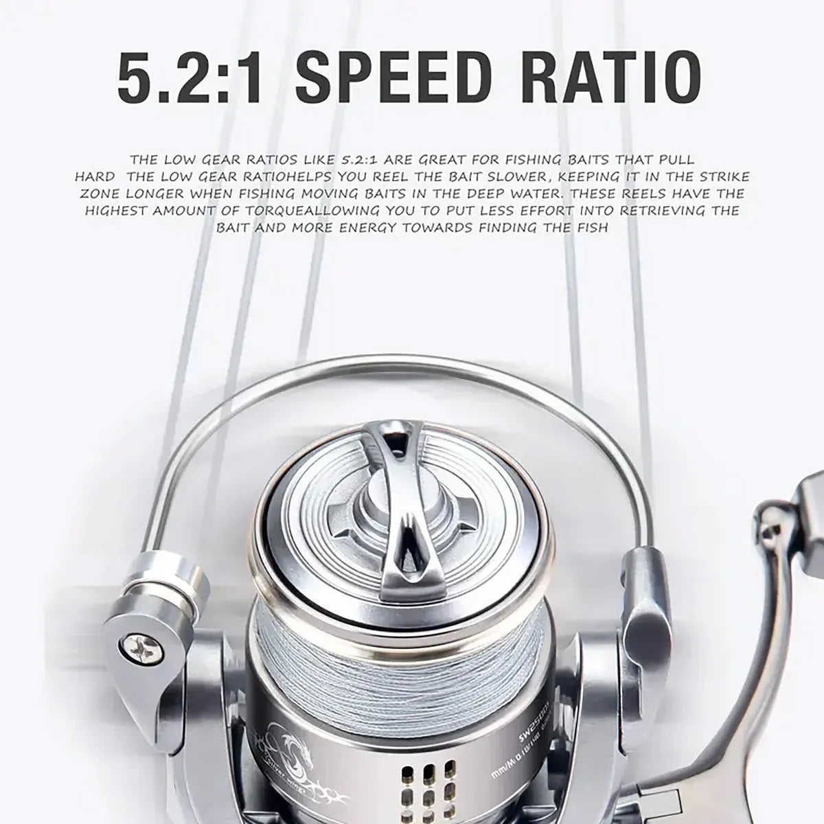 Double Handle Spinning Fishing Reel, SW3000S