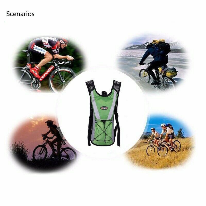 Hydration Pack Backpack with 2L Water Bladder, Black