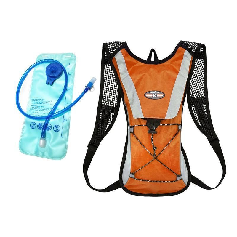 Hydration Pack Backpack with 2L Water Bladder, Orange