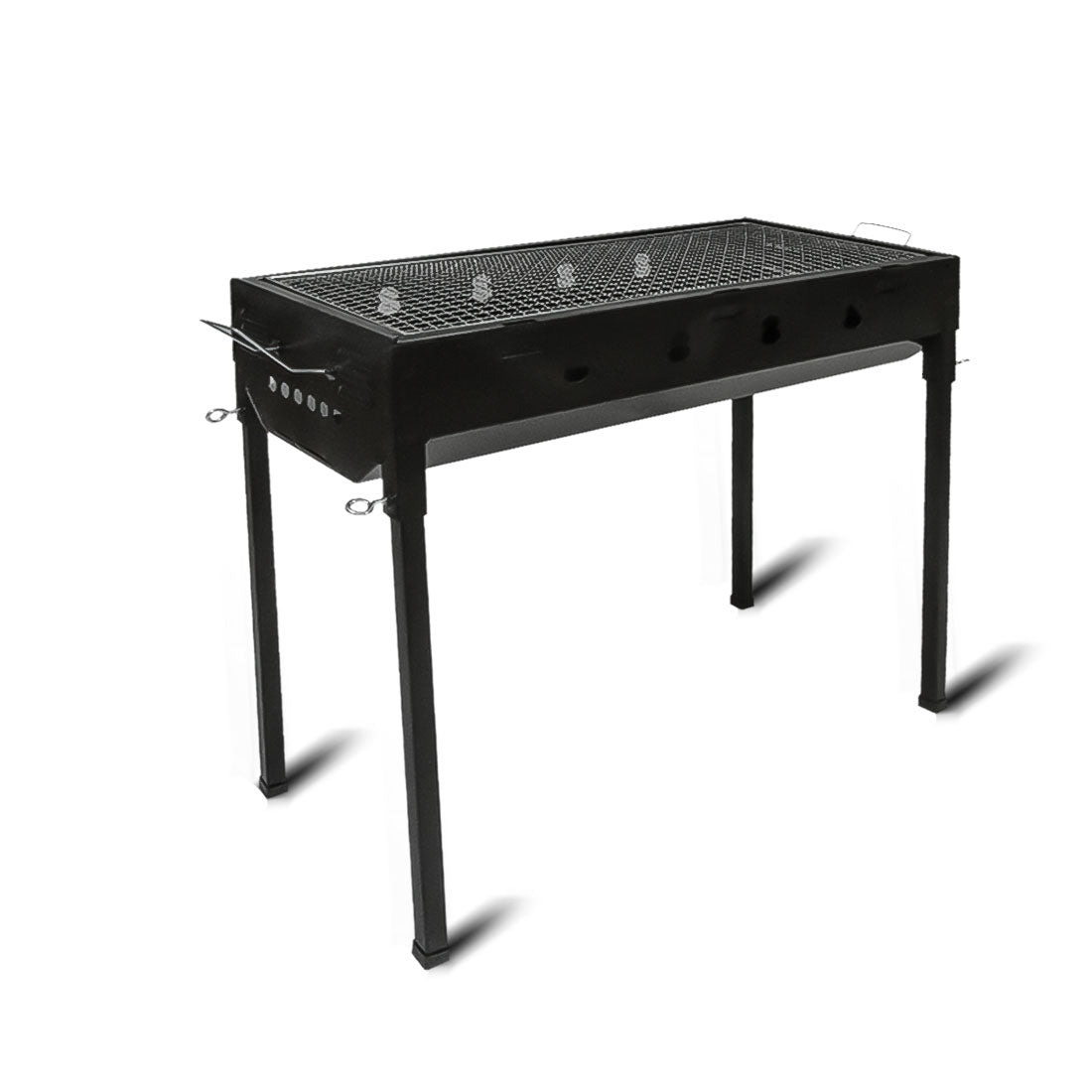 Large Portable Charcoal BBQ Grill Set, Japanese Style