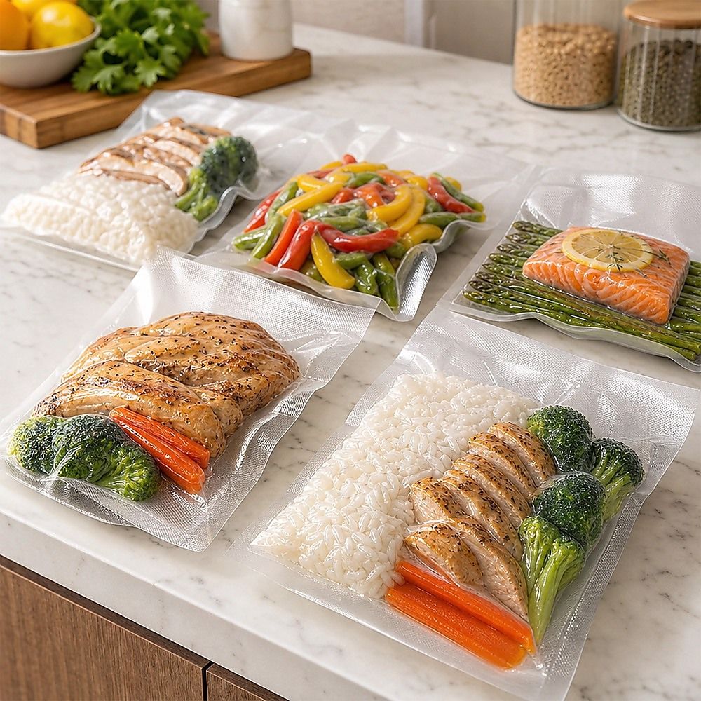 Heavy Duty Vacuum Sealer Bags, 190 Micron, 100 Pack, 28 x 50cm