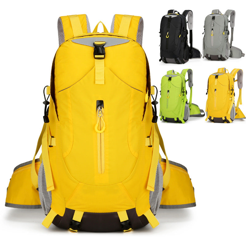 Grey Lightweight 30L Hiking Backpack - Water-Resistant