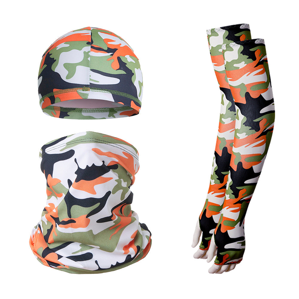 Cooling UV Protection Set, 2-Pack, Orange Camo