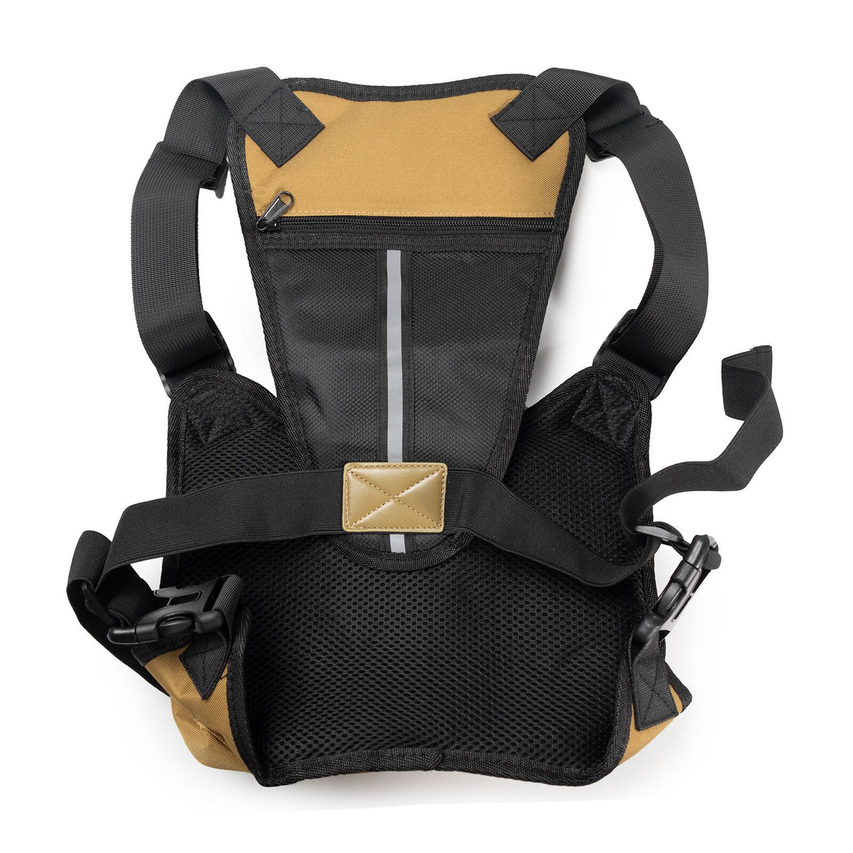 Brown Outdoor Tactical Chest Pack – Lightweight Running & Hiking Vest – image 5