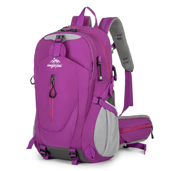 Professional Large Capacity Hiking Backpack - Purple