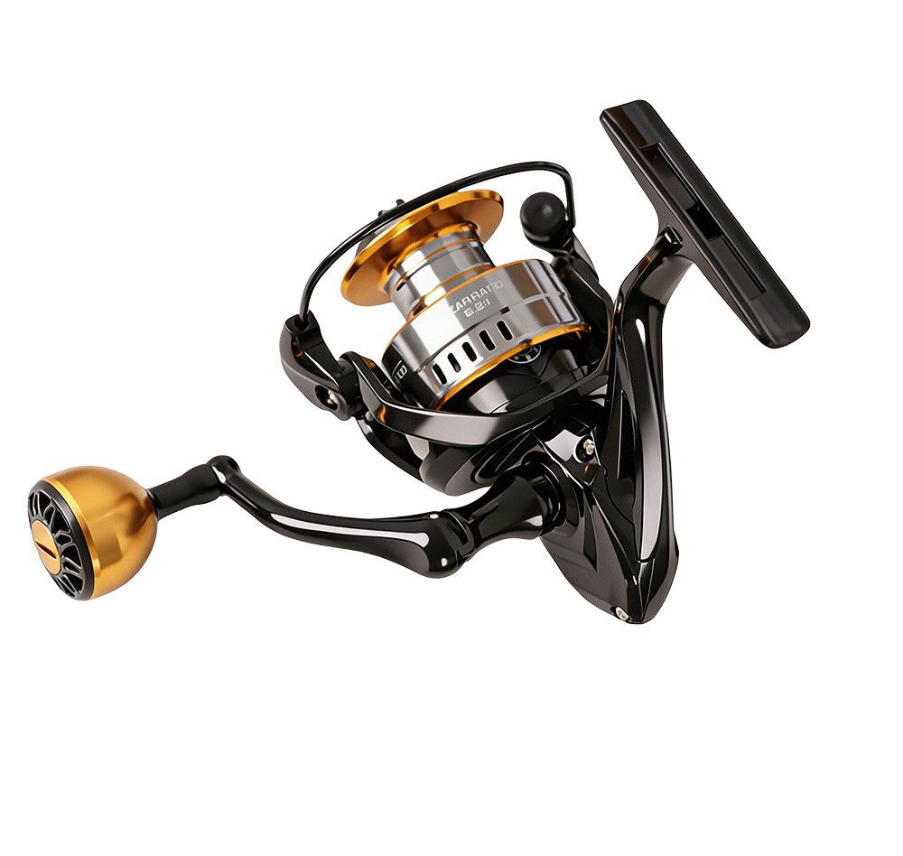 Foldable Handle Spinning Fishing Reel, 2000 Size