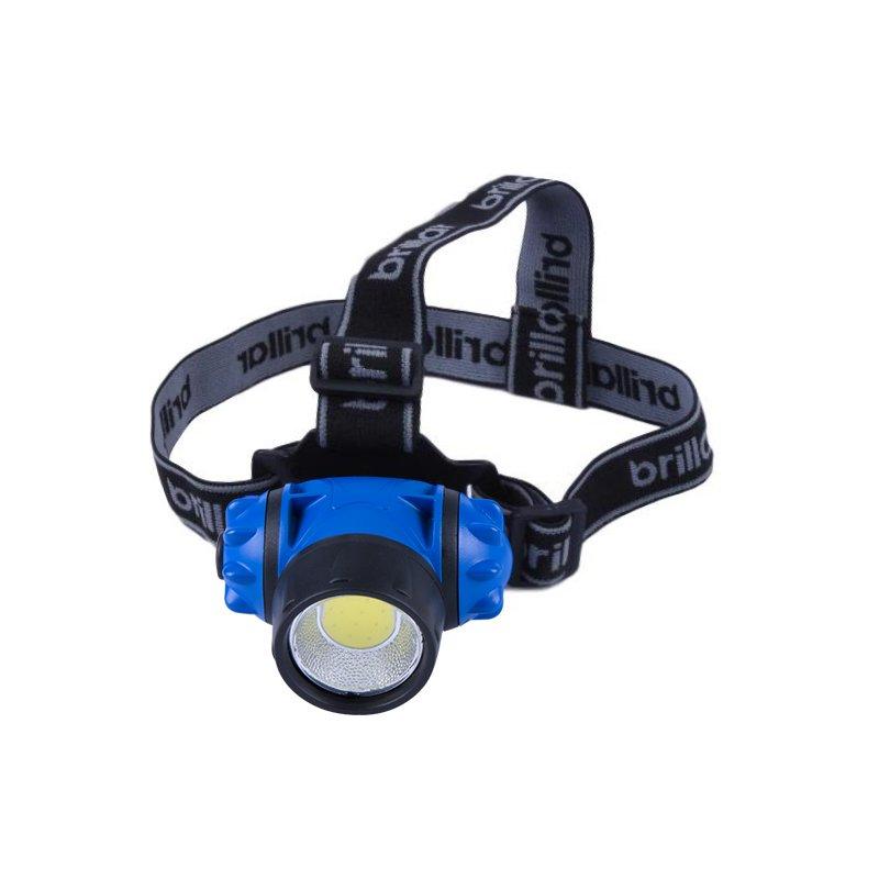 3-Mode COB LED Headlamp, 120 Lumens, Black/Blue
