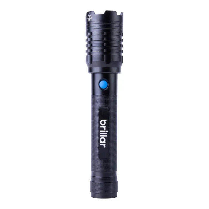 Brillar Commander 4000 Rechargeable Torch & Power Bank, 10000mAh