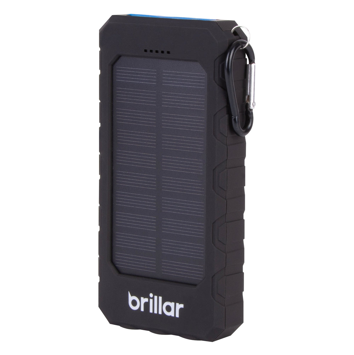 Brillar 8000mAh Solar Power Bank with 200 Lumen LED Torch