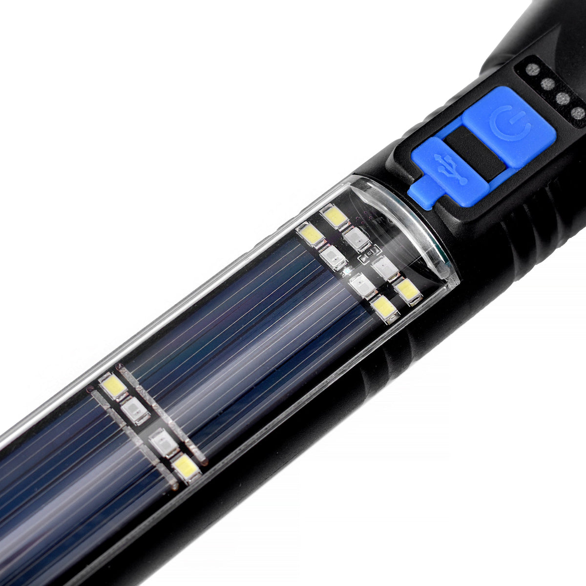 Brillar Solar & USB-C Rechargeable Trekking Torch, 150 Lumens