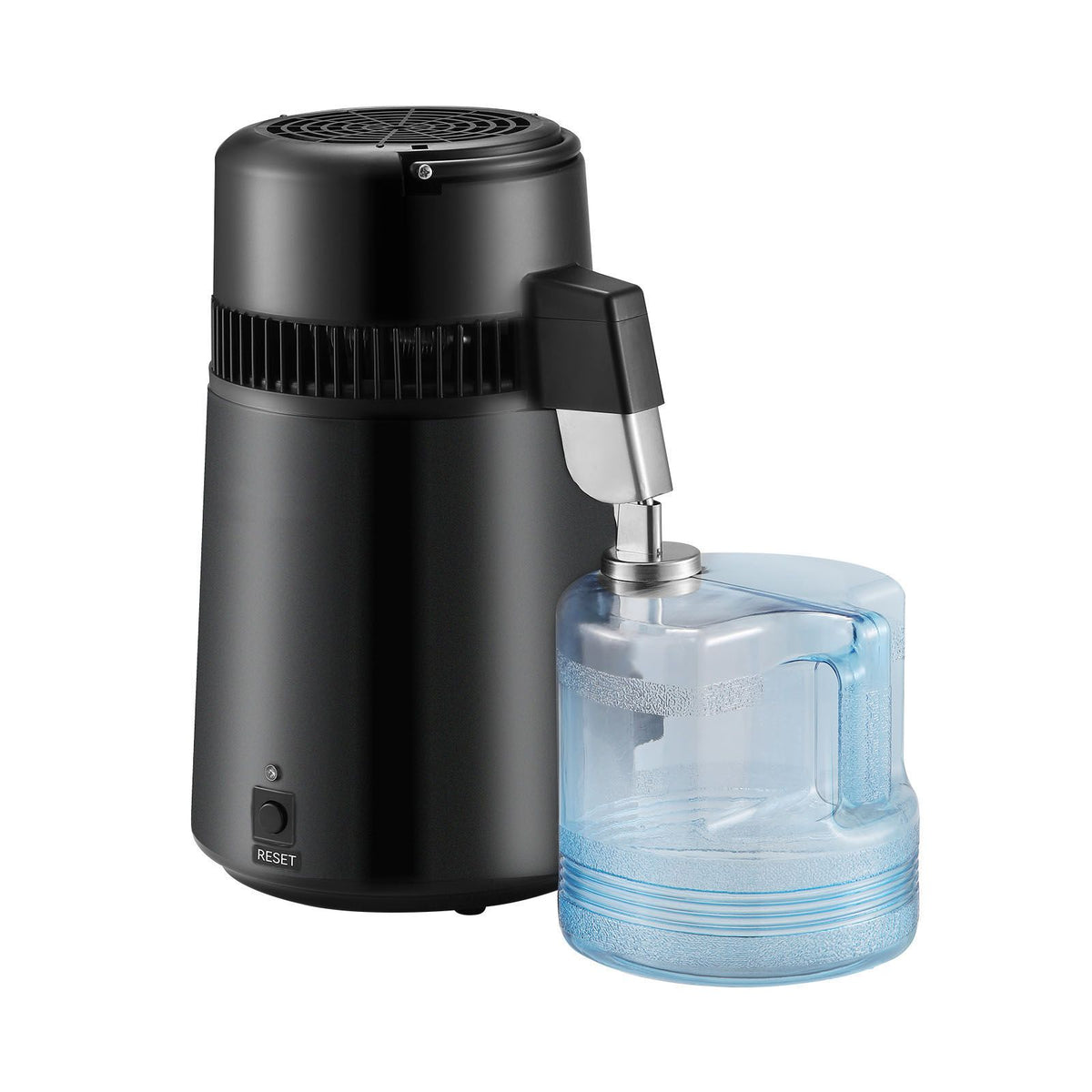 4L Water Distiller, 750W, Stainless Steel Interior, Black