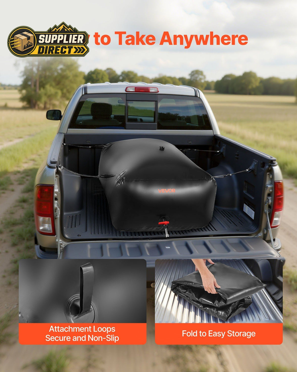 540L Heavy-Duty PVC Water Storage Bladder – image 5