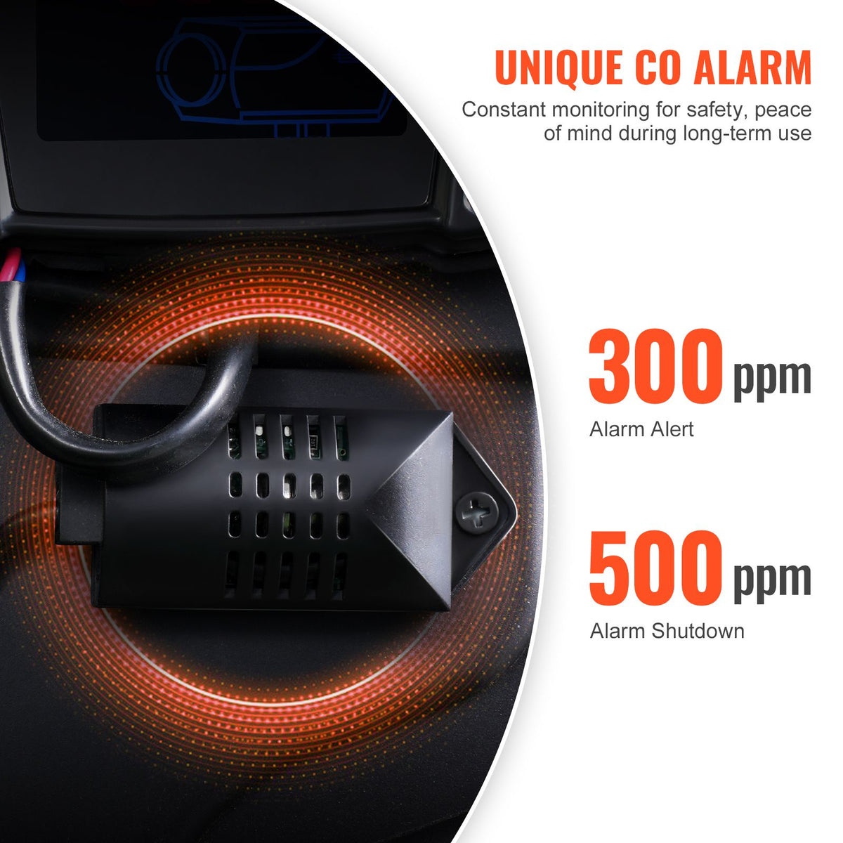 8kW Horizontal Diesel Air Heater, 12V/24V, CO Alarm, Bluetooth App