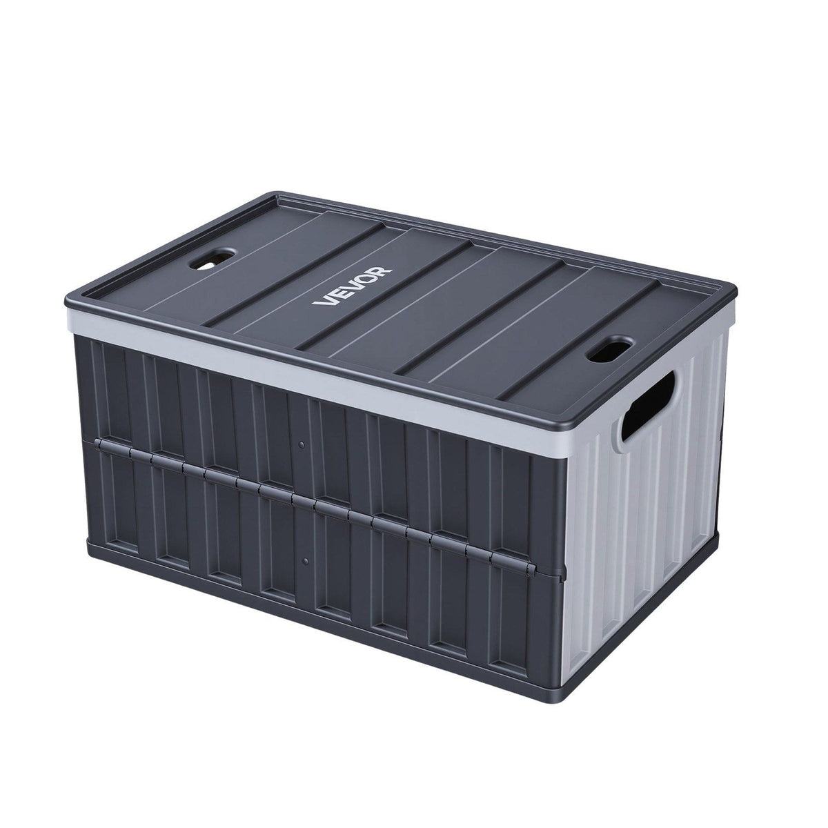 3-Pack 65L Collapsible Storage Crates with Lids – Heavy-Duty, Stackable & Space-Saving – image 12
