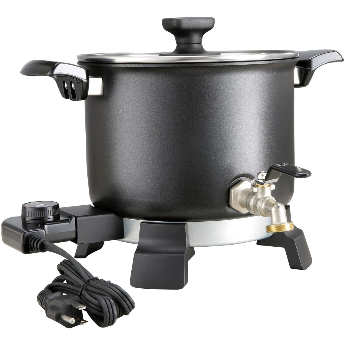 Electric Wax Melter with Pour Spout and Accessories, 5L, 1200W