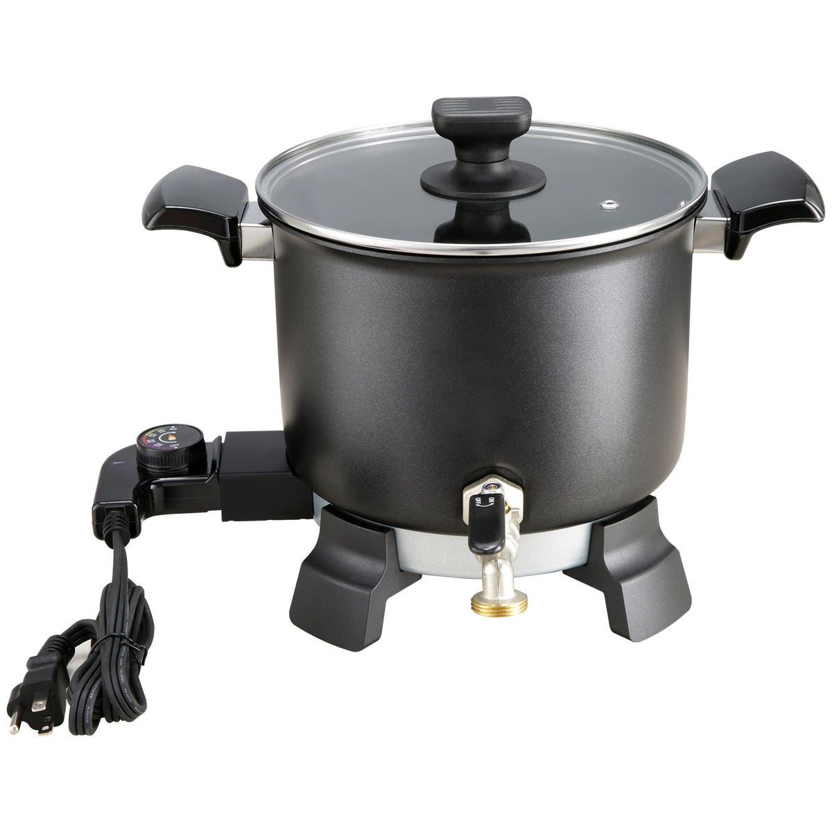 Electric Wax Melter with Pour Spout and Accessories, 5L, 1200W