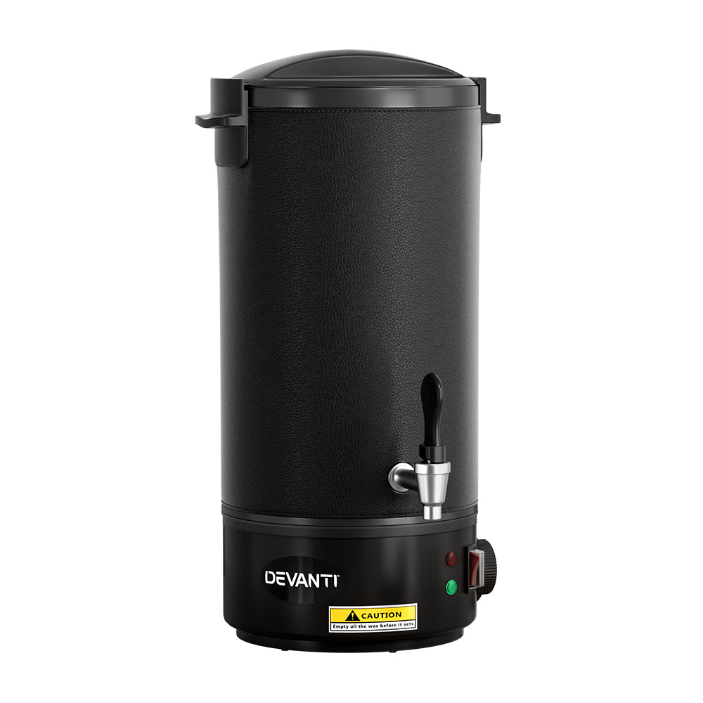 Devanti Electric Wax Melter with Pour Spout, 10L, Black
