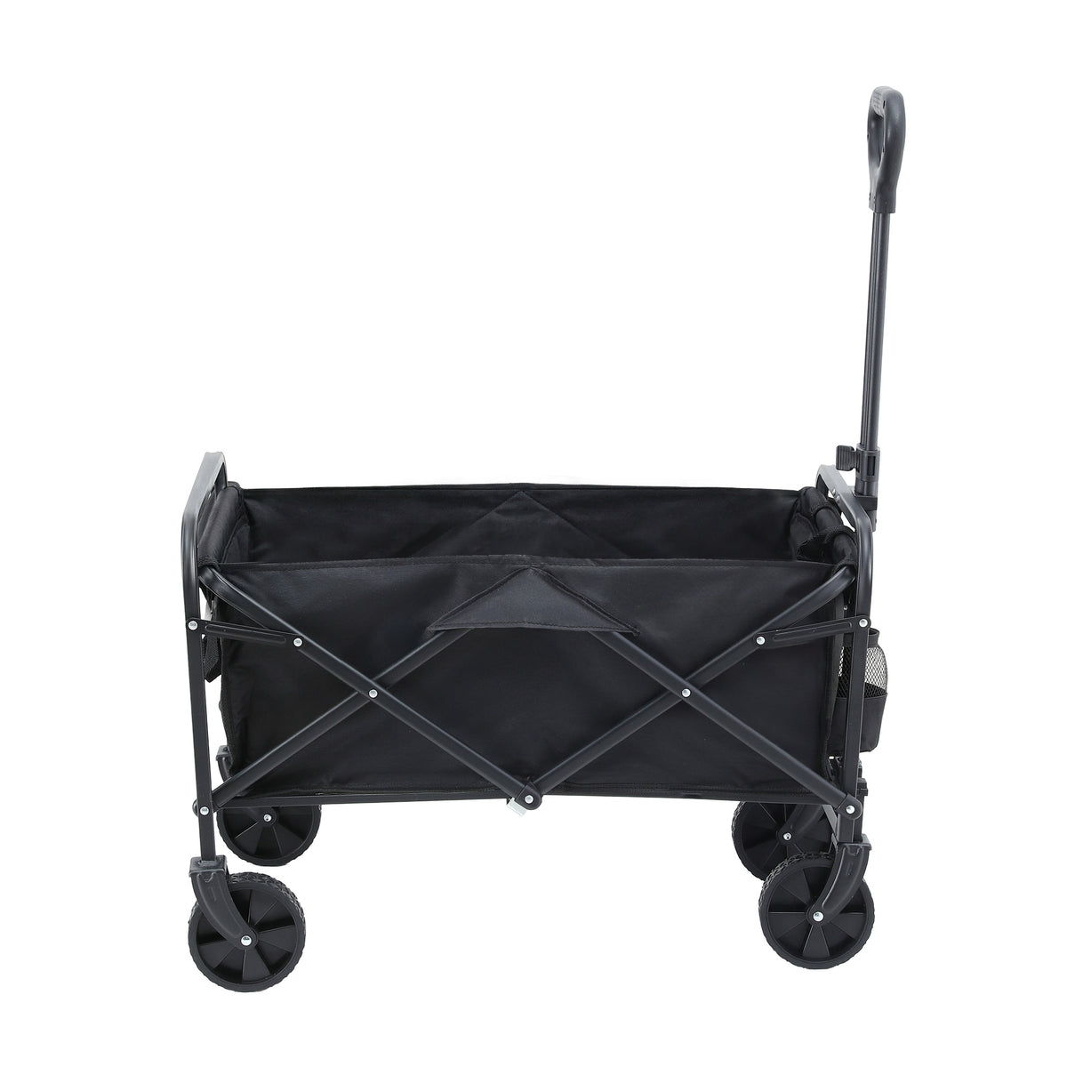 Gardeon Folding Garden Cart Camping Wagon, 80kg Capacity, Black