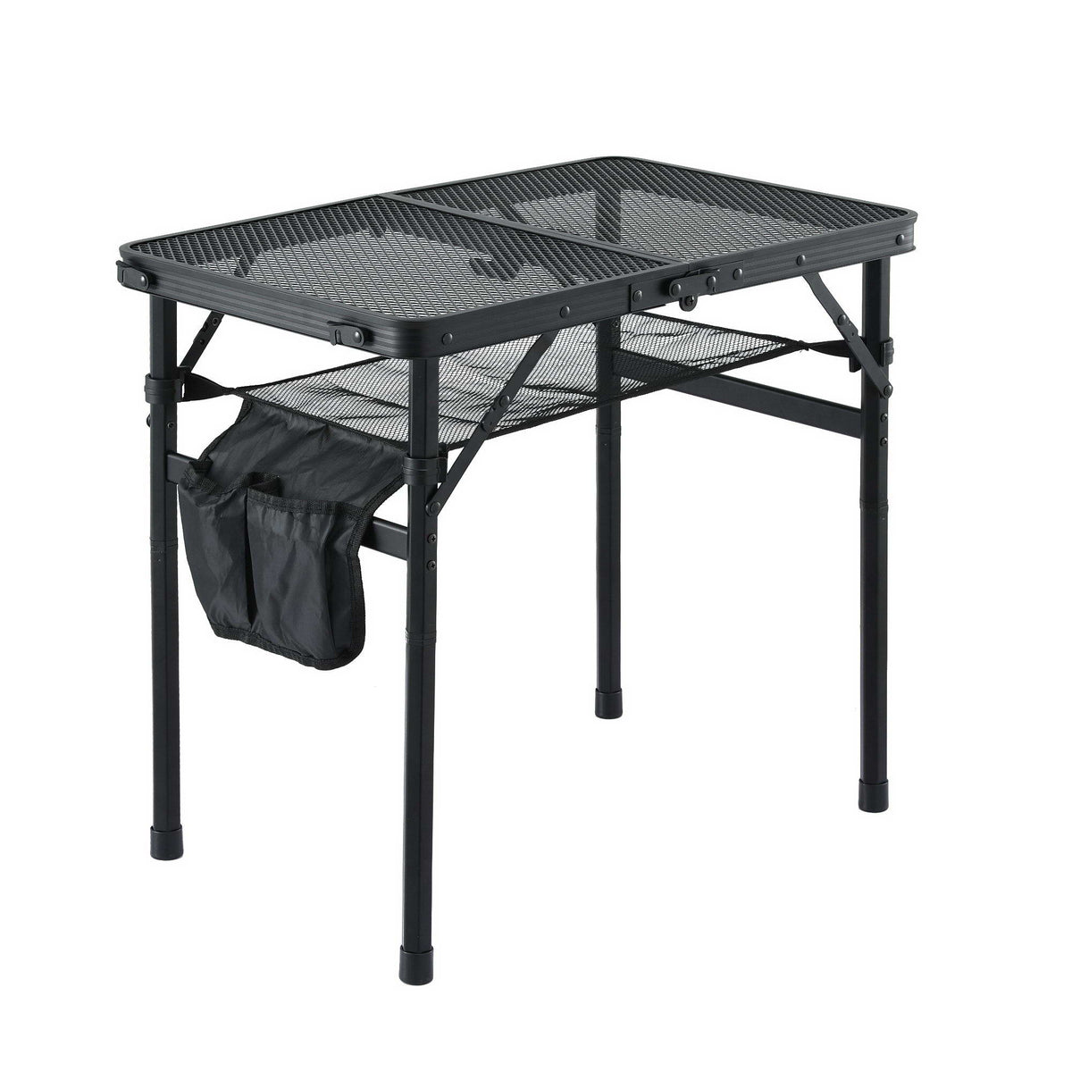 Gardeon BBQ Camp Table, Folding Mesh Top, 60 x 40 x 56cm