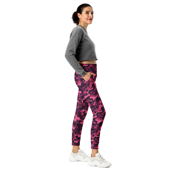 89 Apparel Pink Camo Joggers