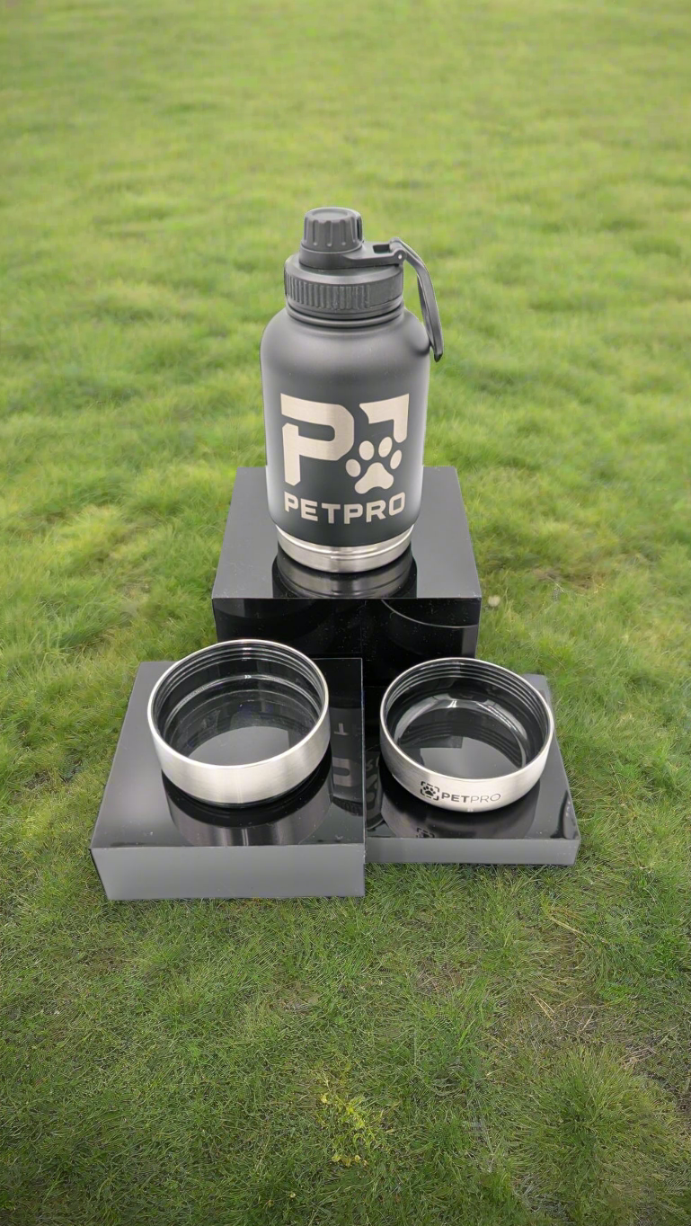 PetPro Dual-Purpose Pet Travel Bottle | Hydration & Feeding On the Go - PrepPro Australia