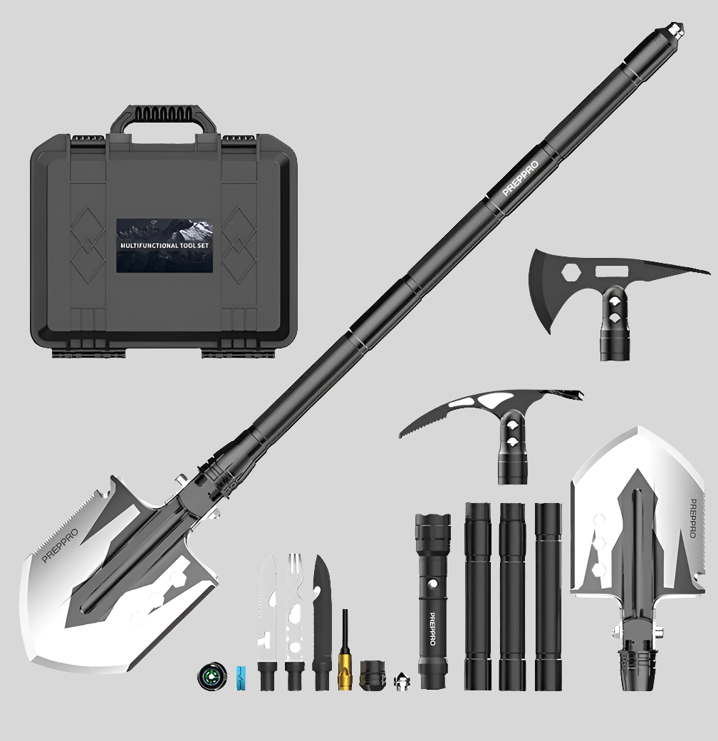 PrepPro Ultimate 14-in-1 Tactical Survival Shovel, Axe & Pick Tool - PrepPro Australia