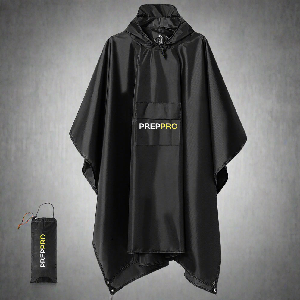 PrepPro Waterproof Rain Poncho – All-Weather Protection for Any Adventure ☔ - PrepPro Australia