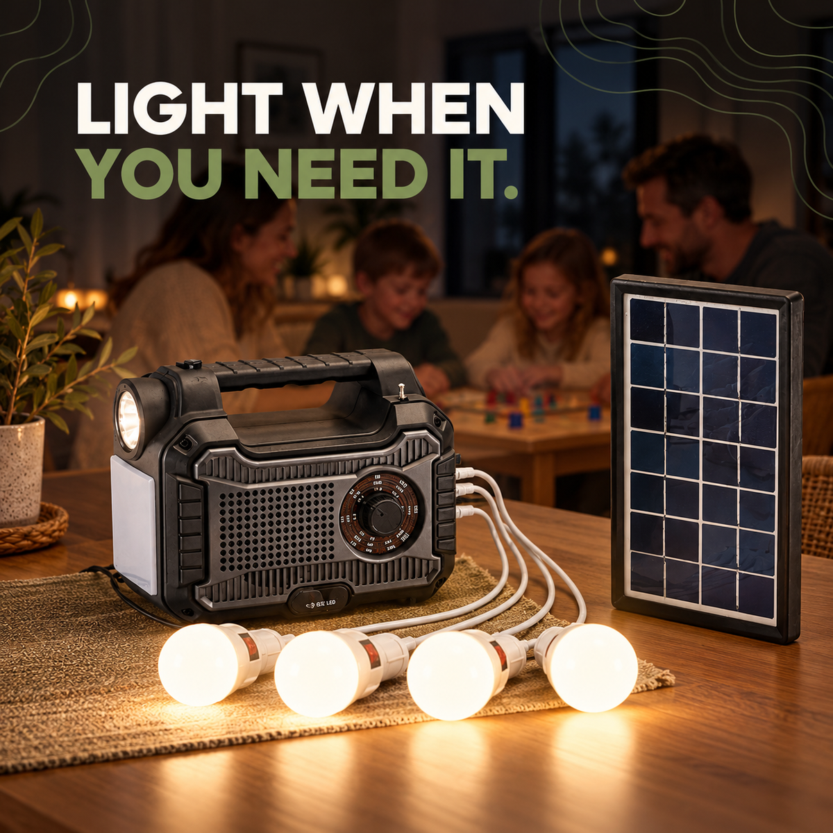 PrepPro Family 3-Day Essentials Set — family blackout lighting