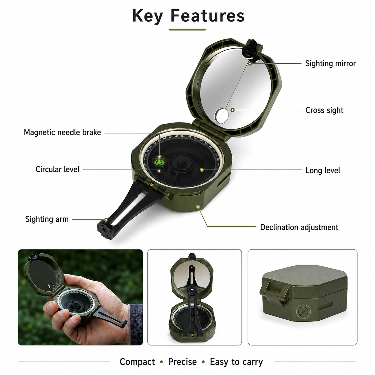 Professional Sighting Compass – Clearance Stock
