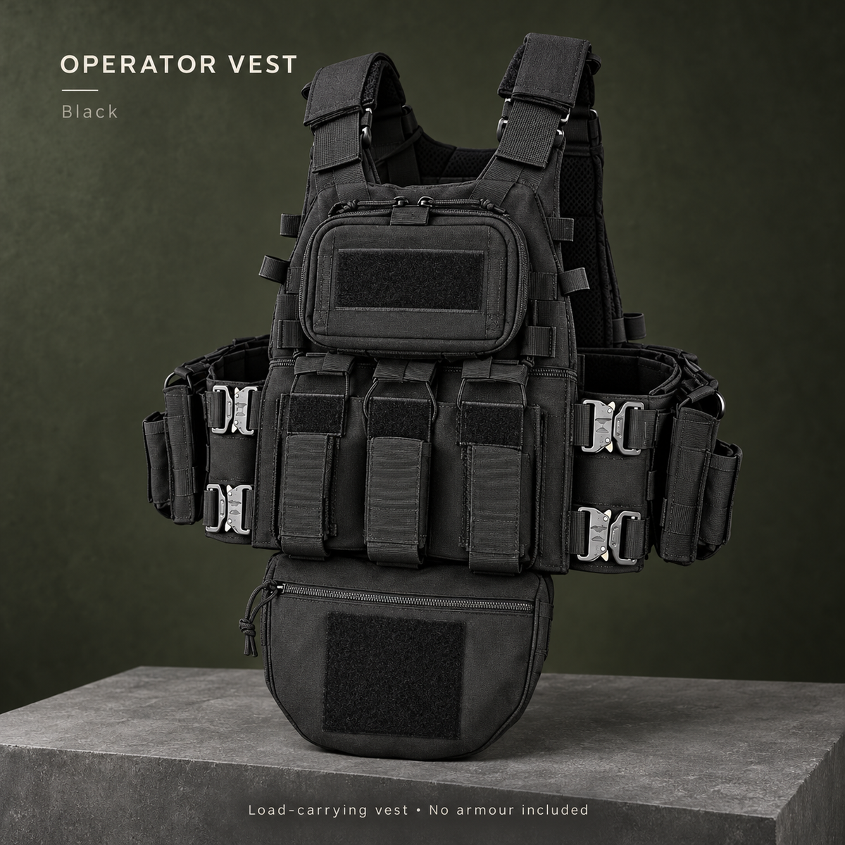 Operator Survival Vest Kit — black