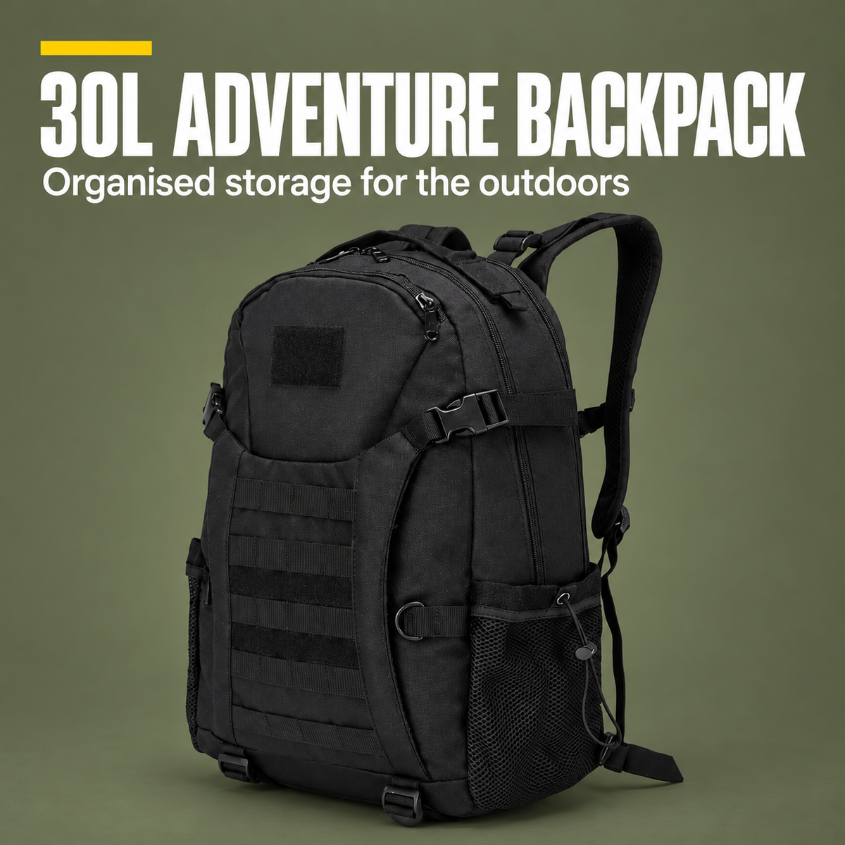 30L ADVENTURE BACKPACK — Organised storage for the outdoors