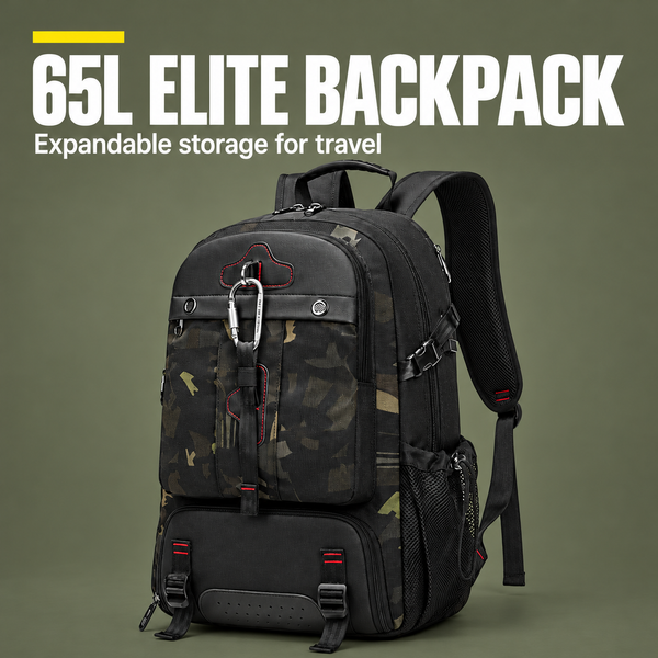 65L Elite Expandable Backpack | PrepPro