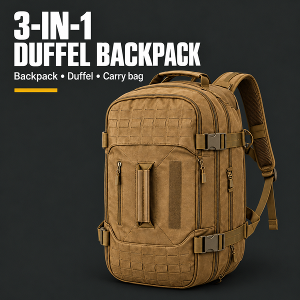 3-in-1 Adventure Duffel Backpack