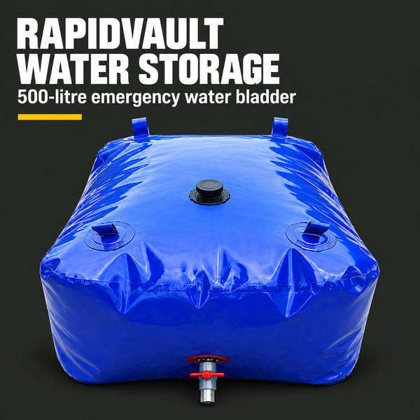 RapidVault 500L Emergency Water Storage Bladder