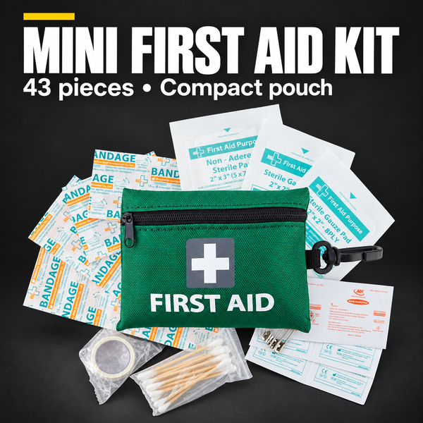 43 Piece Mini Emergency First Aid Kit