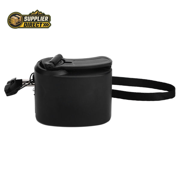 USB Hand Crank Phone Charger, Black