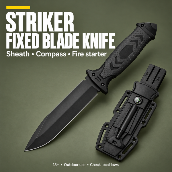 Striker Survival Fixed Blade Utility Knife | PrepPro