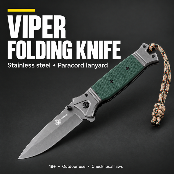 Viper Folding Utility Knife – Compact & Reliable | PrepPro
