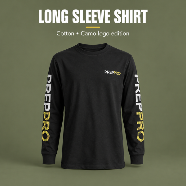 Long Sleeve Shirt – Camo Logo Edition | PrepPro