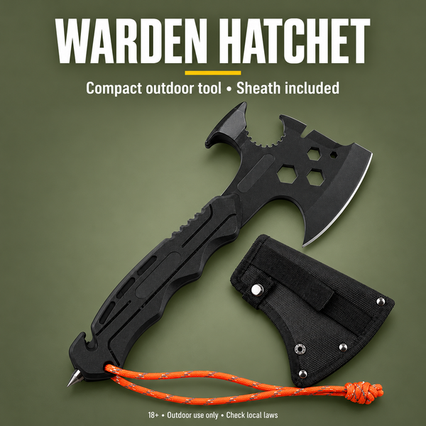 Warden Hatchet – Compact Rugged Outdoor Tool | PrepPro