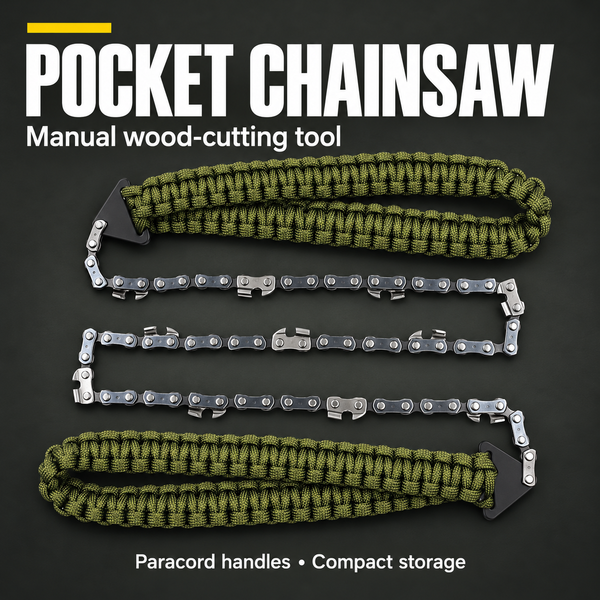 Portable Paracord Chainsaw – Lightweight Cutting Tool | PrepPro