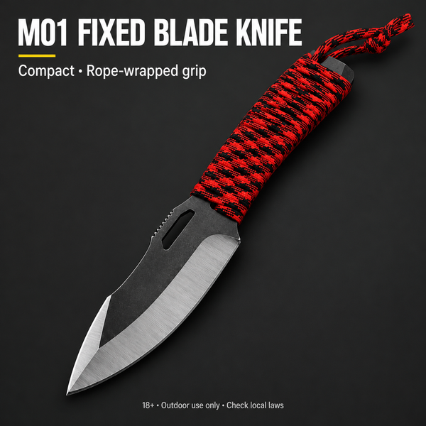 M01 Fixed Blade Utility Knife – Durable Outdoor Tool | PrepPro