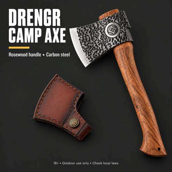 Drengr Axe – Viking‑Inspired Camping Hatchet | PrepPro