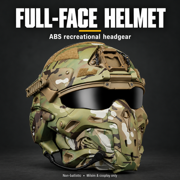Full‑Face Helmet – Skirmish & Milsim Protection