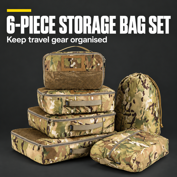 6‑Piece Storage Bag Set – Organise Field Gear
