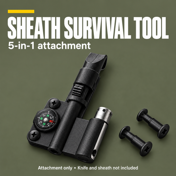 5‑in‑1 Sheath Survival Tool Attachment | PrepPro