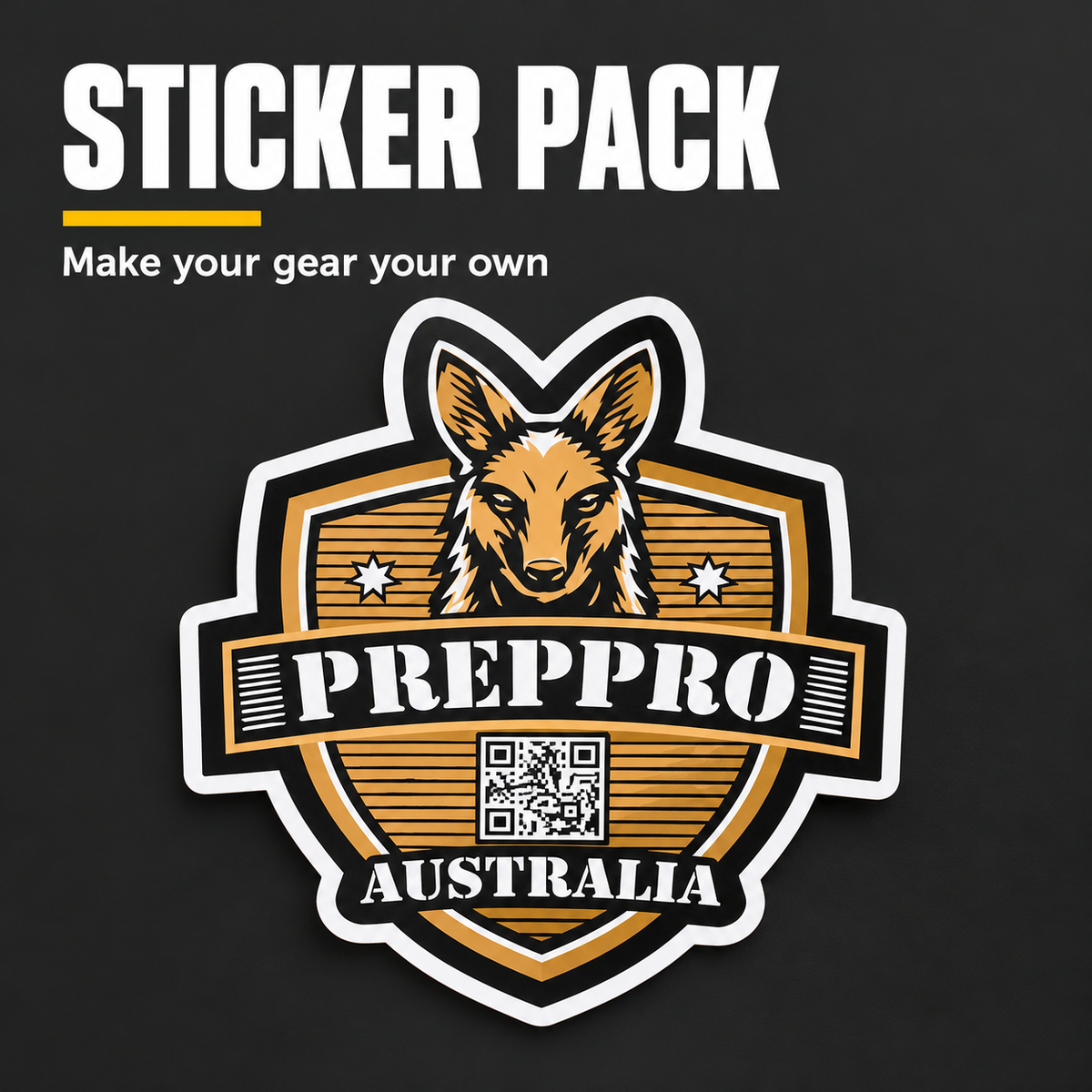 PrepPro Australia Sticker Pack – Rugged & Iconic