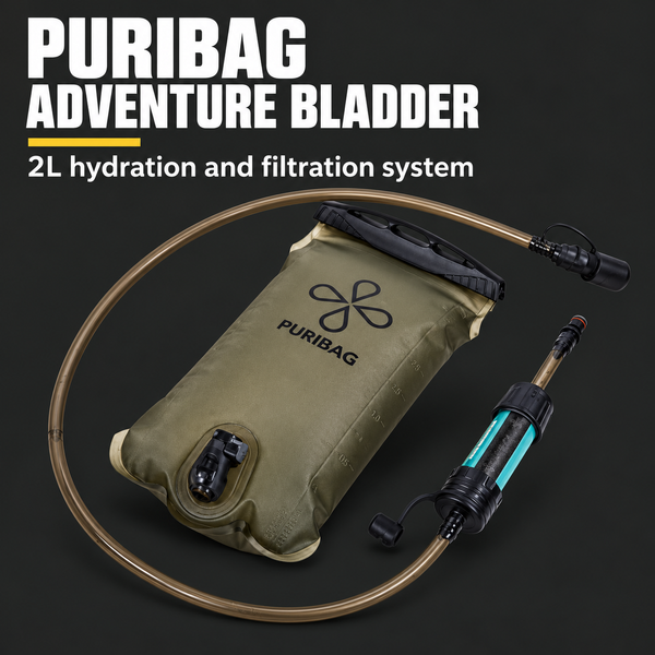 Puribag - Adventure Hydration Bladder 2L Water Purification System