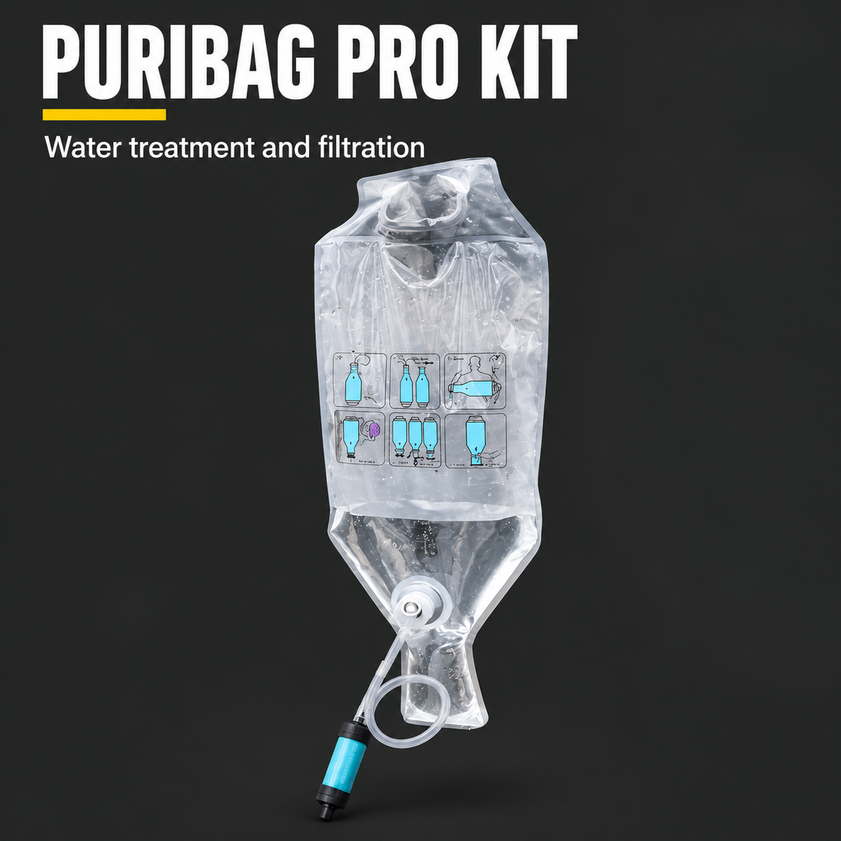 Puribag Pro Kit All-in-One Water Treatment & Filtration System